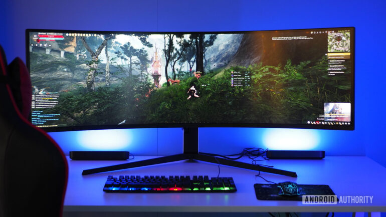 No console or PC? Samsung's first OLED gaming monitor doesn't need 'em.