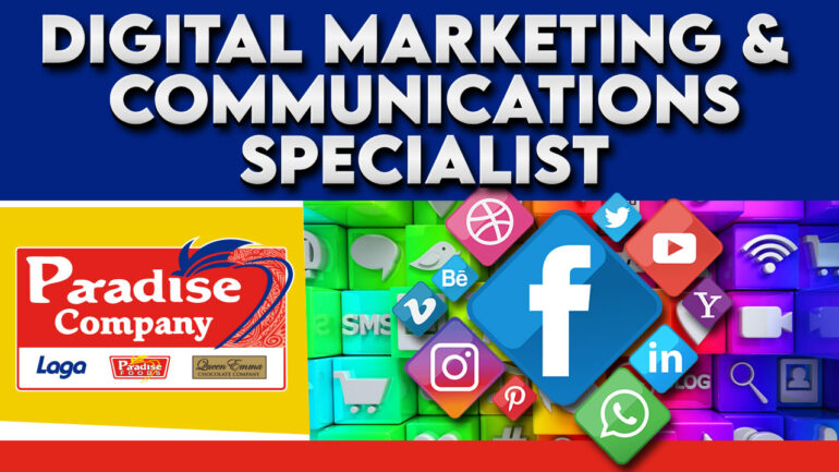 POSITION VACANCY: DIGITAL MARKETING & COMMUNICATIONS SPECIALIST