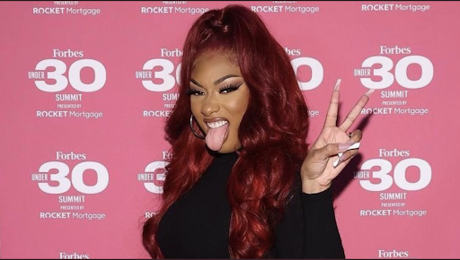 The Source |Megan Thee Stallion Slays In Red Hot Hair And Talks Entrepreneurship At Forbes 30 Under 30 Summit