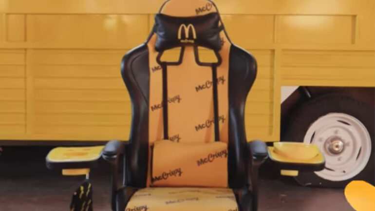 McDonald's Unleashes The Grease-Resistant McCrispy Gaming Chair - GameSpot