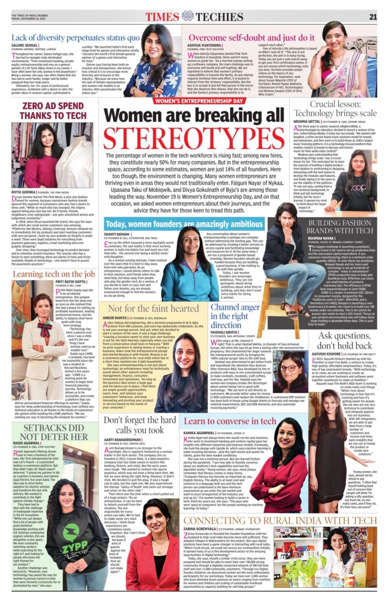 Women’s Entrepreneurship Day: Breaking all stereotypes