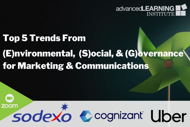Top 5 Trends From Environmental, Social, & Governance for Marketing & Communications - ALI Conferences