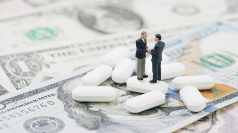 Whose biotech VC assets have grown and shrunk most?