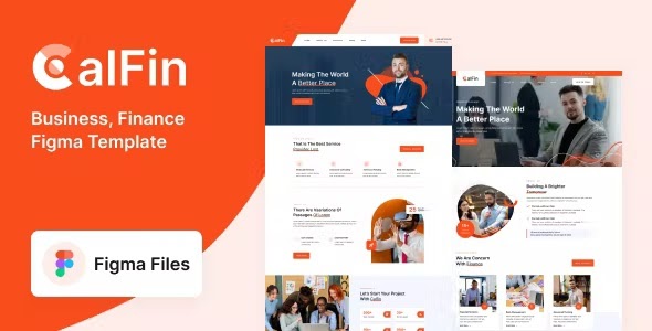 Calfin - Business Finance Figma Template Review