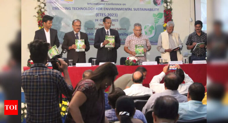International conference on emerging technology for environmental sustainability begins - Times of India