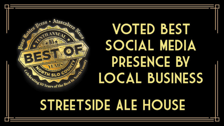 Best of 2023 Winner: Best Social Media Presence by Local Business • Atascadero News