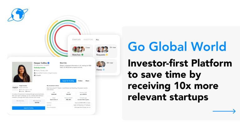 Go Global World - SaaS platform for investors & startups with AI matchmaking | Product Hunt