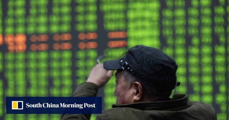 Hong Kong stocks slide to 4-week low as Alibaba, Tencent, HSBC pace losses while investors fret over valuations, recovery outlook | South China Morning Post