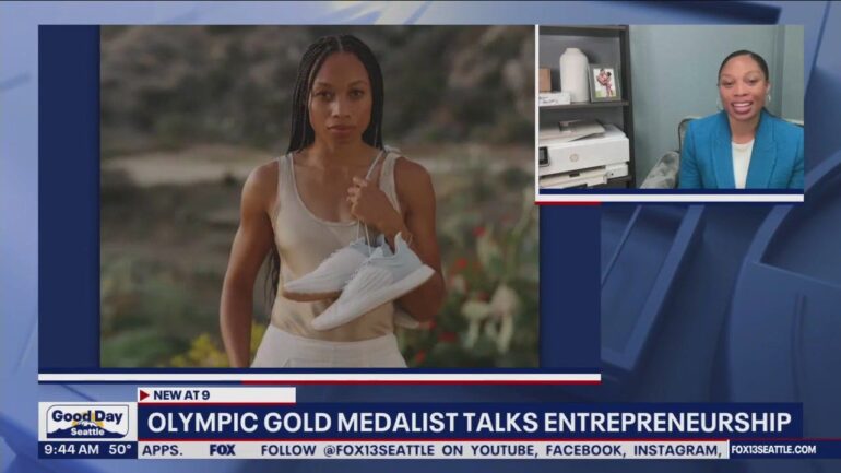 Olympic gold medalist talks entrepreneurship