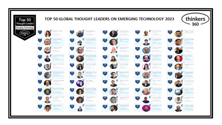 Top 50 Global Thought Leaders and Influencers on Emerging Technology 2023
