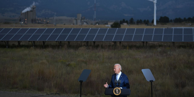 Biden Got His Green Jobs Boom. Green Stocks Will Have to Wait. | Barron's