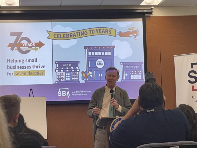 Hickenlooper Celebrates Small Business Administration’s 70th Birthday; Local Business Owners Honored