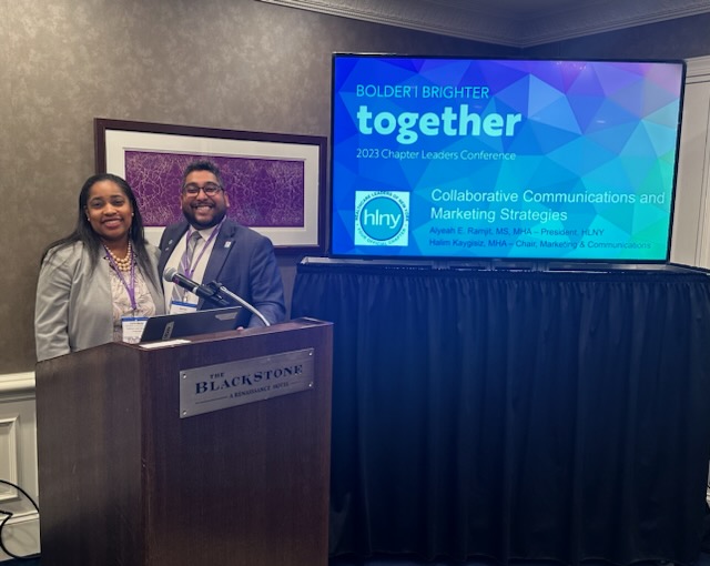 HLNY Marketing & Communications Committee Presents at 2023 ACHE Chapter Leaders Conference - Healthcare Leaders of New York