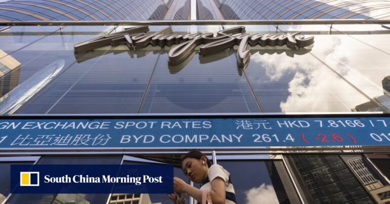 Hong Kong stocks jump by most in 2 weeks as China injects liquidity, reports add to recovery signs | South China Morning Post