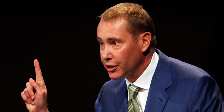 Stocks are 'pretty overvalued' – and a recession is likely to hit in the next 9 months, says billionaire investor Jeffrey Gundlach