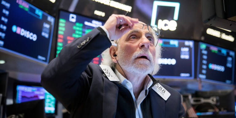 Dow plunges 430 points as yields surge to levels not seen since 2007 and slam US stocks