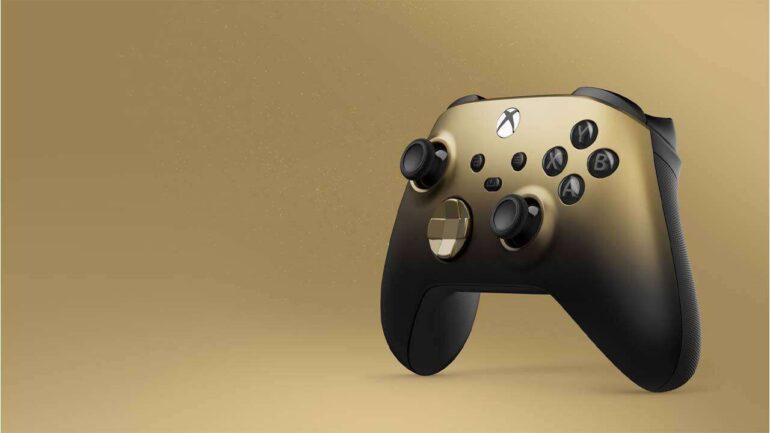 New Xbox Gold Shadow Controller Preorders Are Live - GameSpot