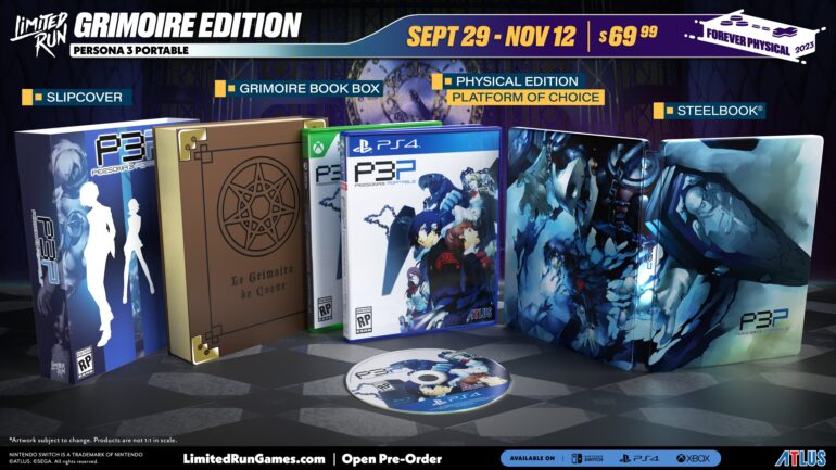 Persona 3 Portable and Persona 4 Golden limited run physical editions announced for PS4, Xbox, and Switch - Gematsu