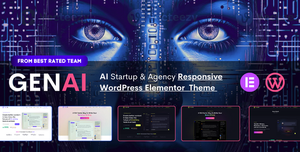 [Download] GenAI – AI Agency & Technology Startup Elementor WordPress Theme