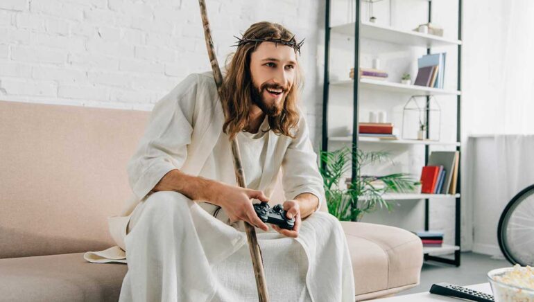 Jesus secretly hoping for a Playstation 5 on his birthday