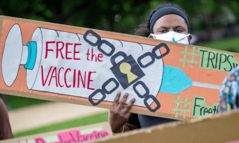 Viewpoint: COVID vaccine rights waiver would allow developing countries access to formulas and manufacturing details, jeopardizing America’s biotech race with China